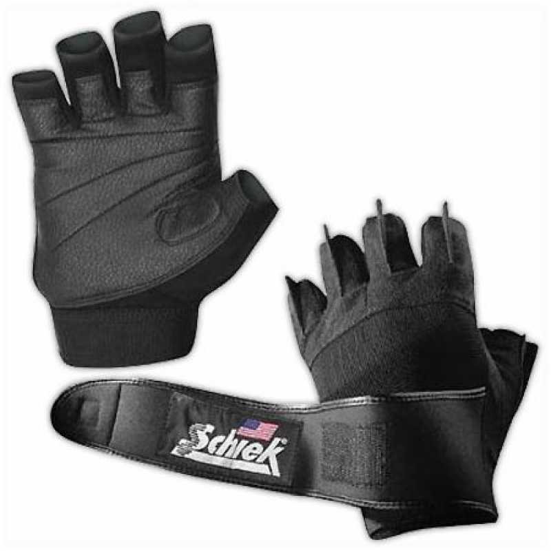 Schiek Platinum Lifting Gloves With Wrist Wraps 白金护腕举重手套